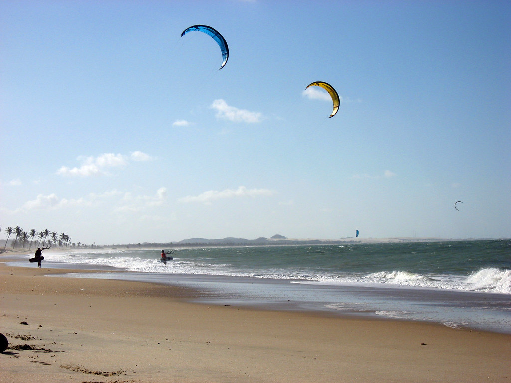 Kitesurf na Praia da Taíba